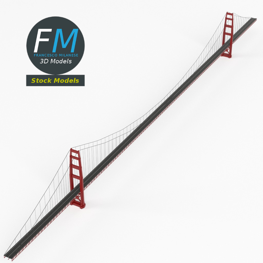 3D-Modell - Hängebrücke - 05