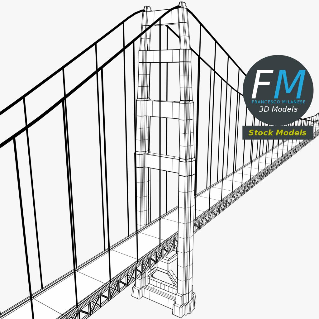 3D-Modell - Hängebrücke - 07