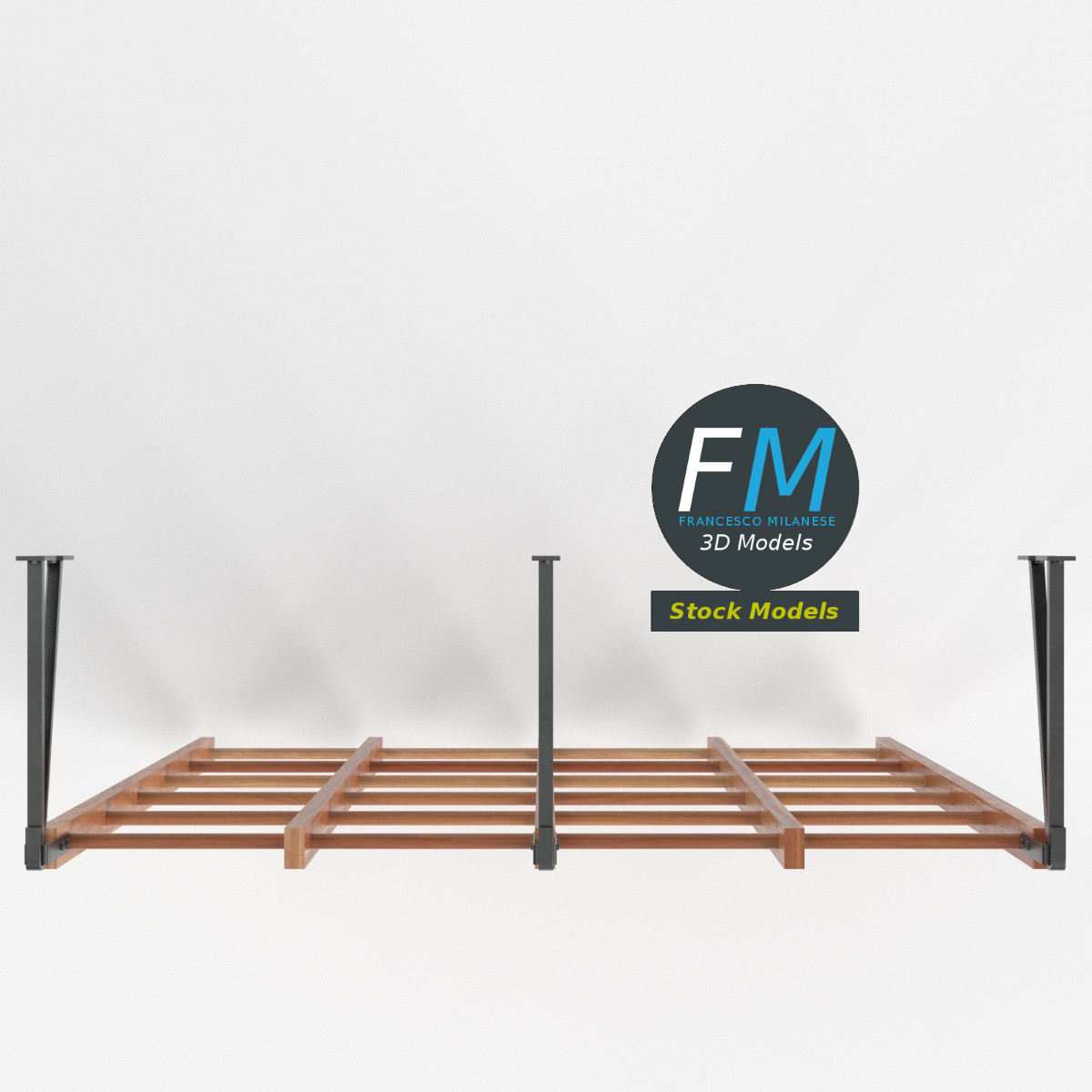 3D-Modell - Schwenkbare Sprossenwand - 06