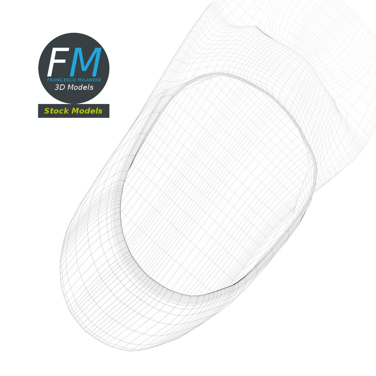 3D-Modell - Schwimmflossen - 08
