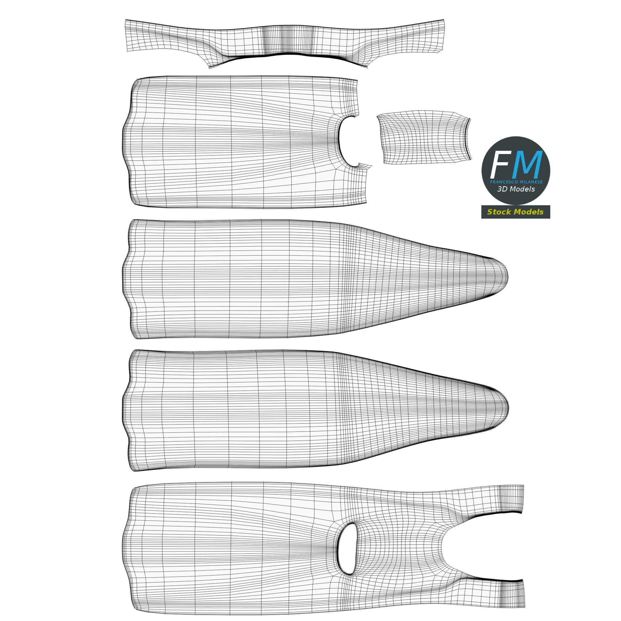 3D-Modell - Schwimmflossen - 12 3D-Modell - Schwimmflossen - 12