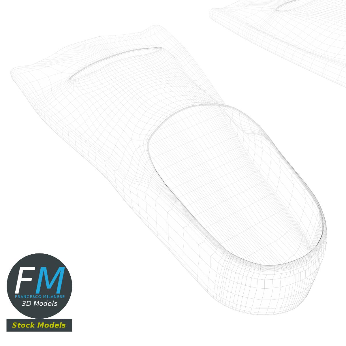 3D-Modell - Kurze Schwimmflossen - 08