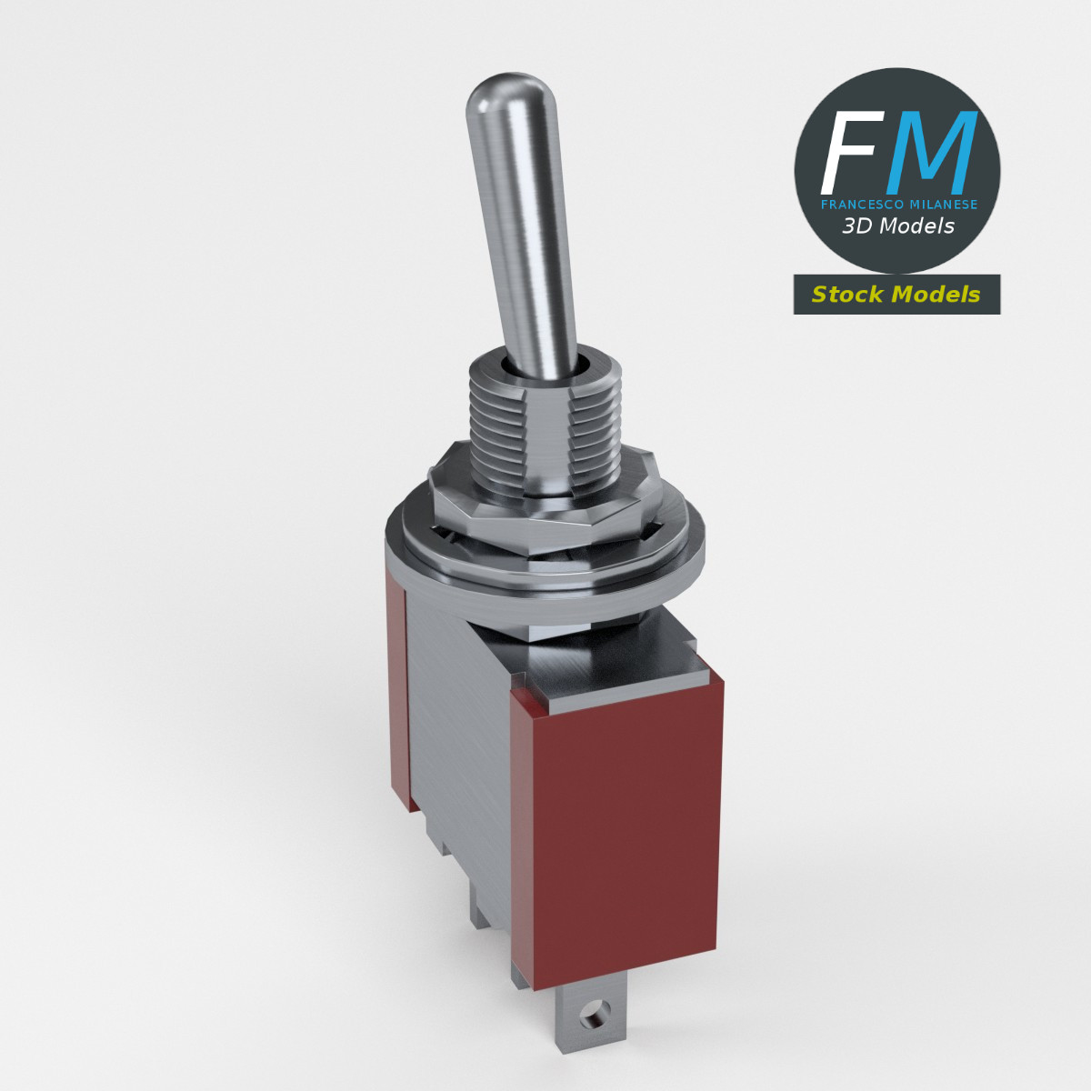 3D-Modell - Kippschalter - 02