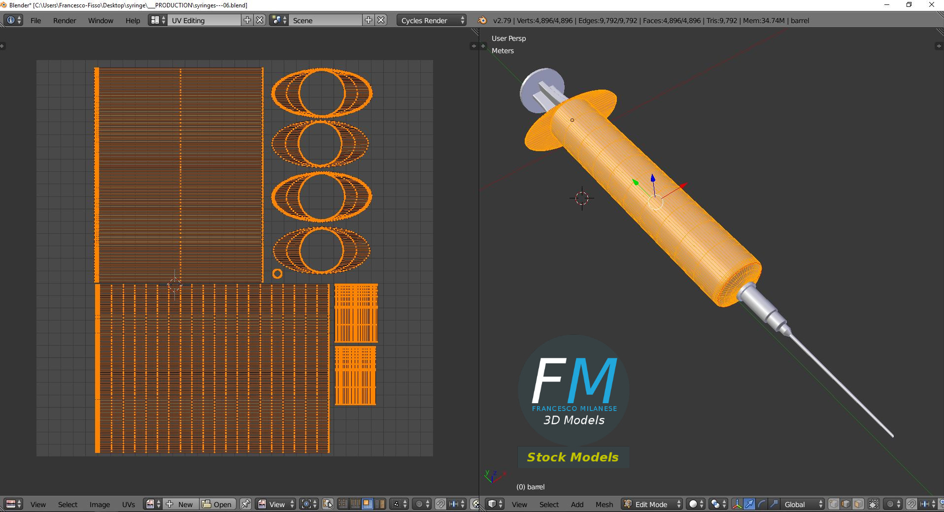 3D-Modell - Spritze - 10