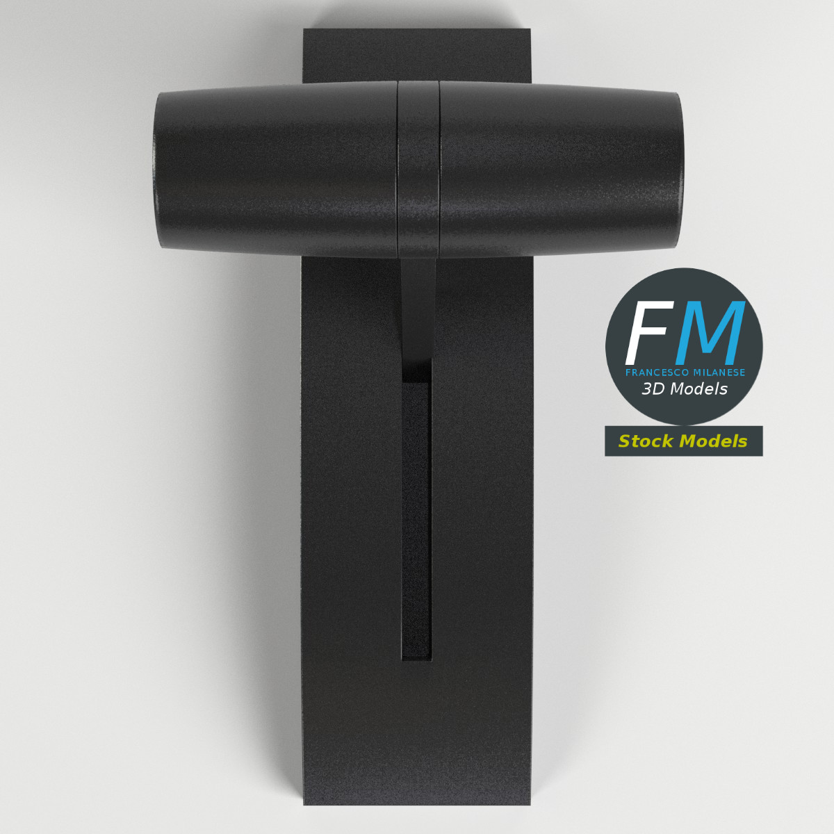 3D-Modell - T-Hebel - 06