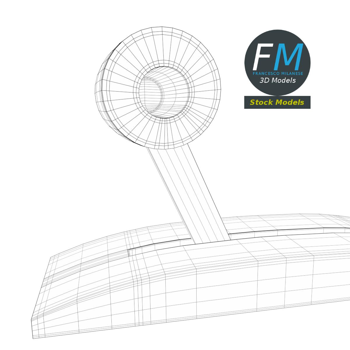3D-Modell - T-Hebel - 08
