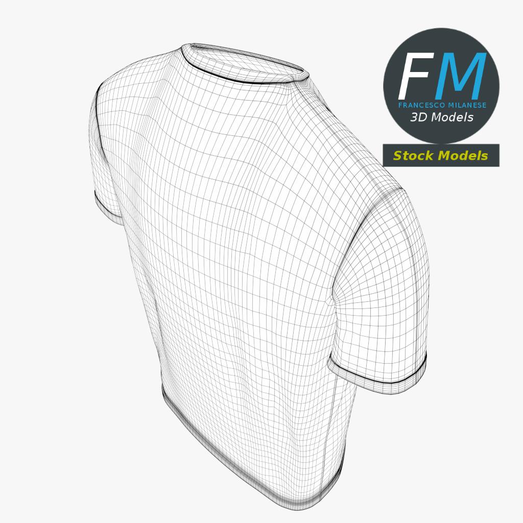 3D-Modell - T-Shirt - 08
