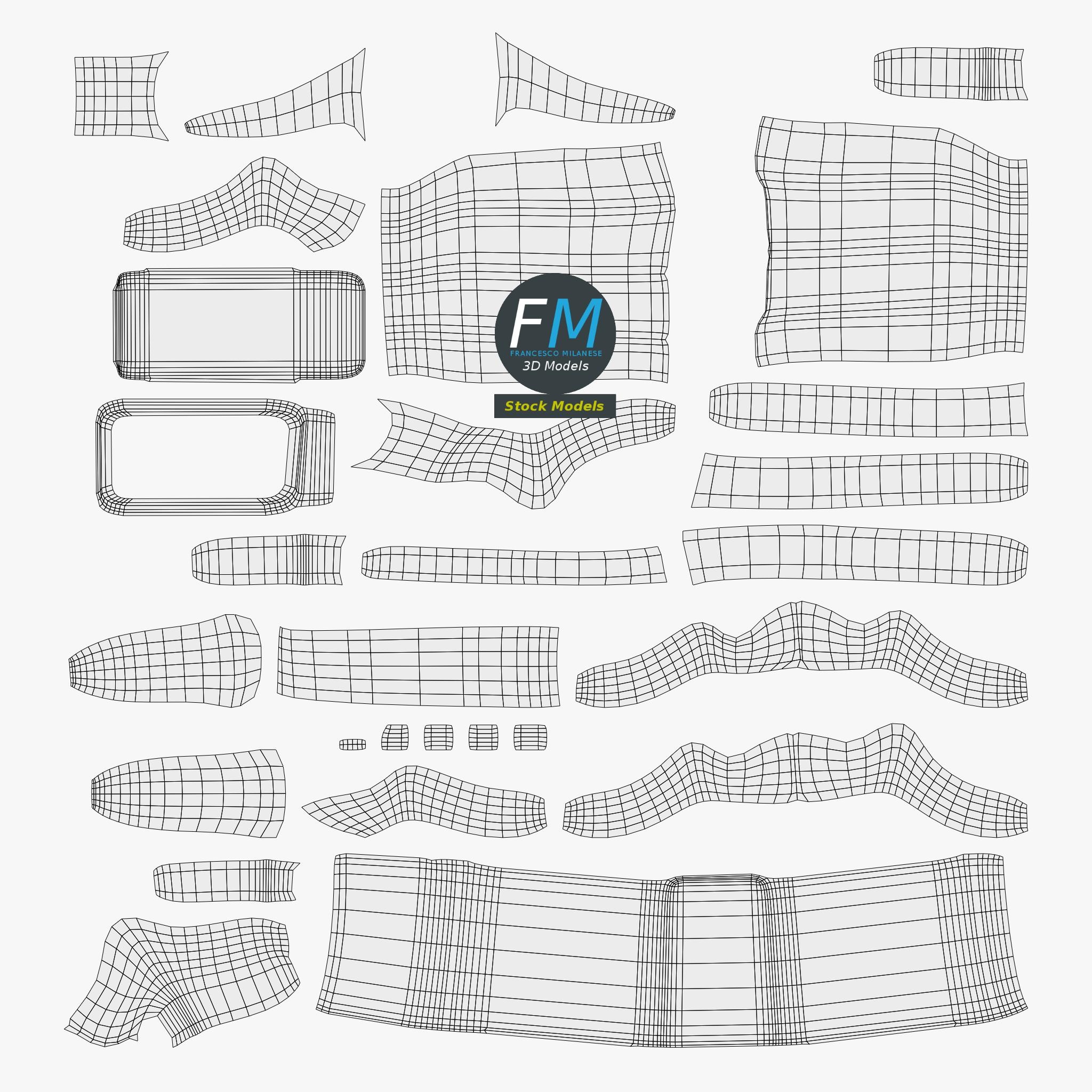 3D-Modell - Daumen-Hoch-Symbol - 11