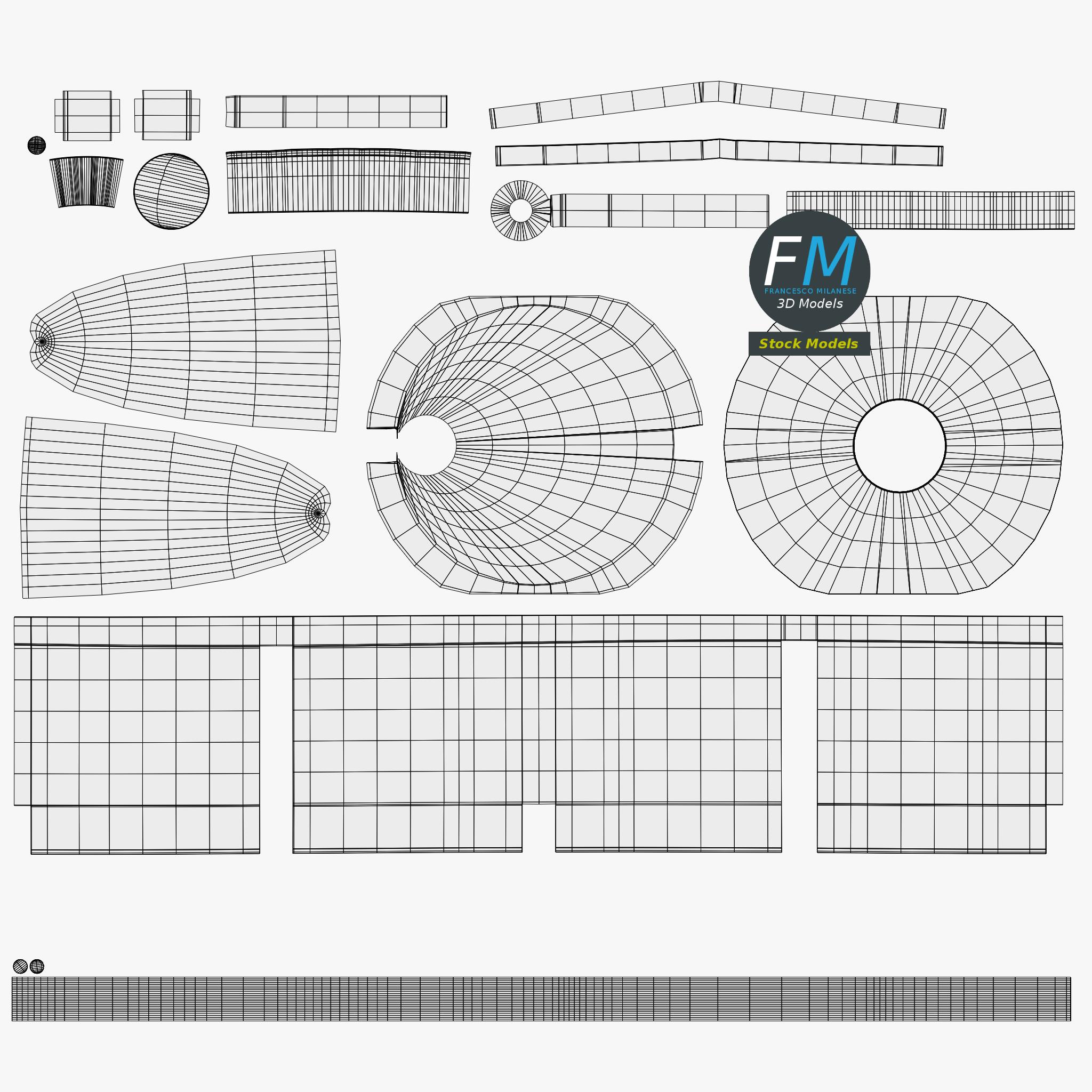 3D-Modell - Typ-F-Netzstecker - 11 3D-Modell - Typ-F-Netzstecker - 11