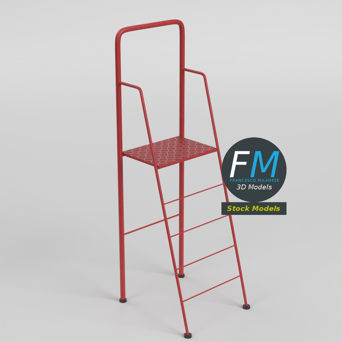 3D Model - Volleyball Referee Stand 1 - 01