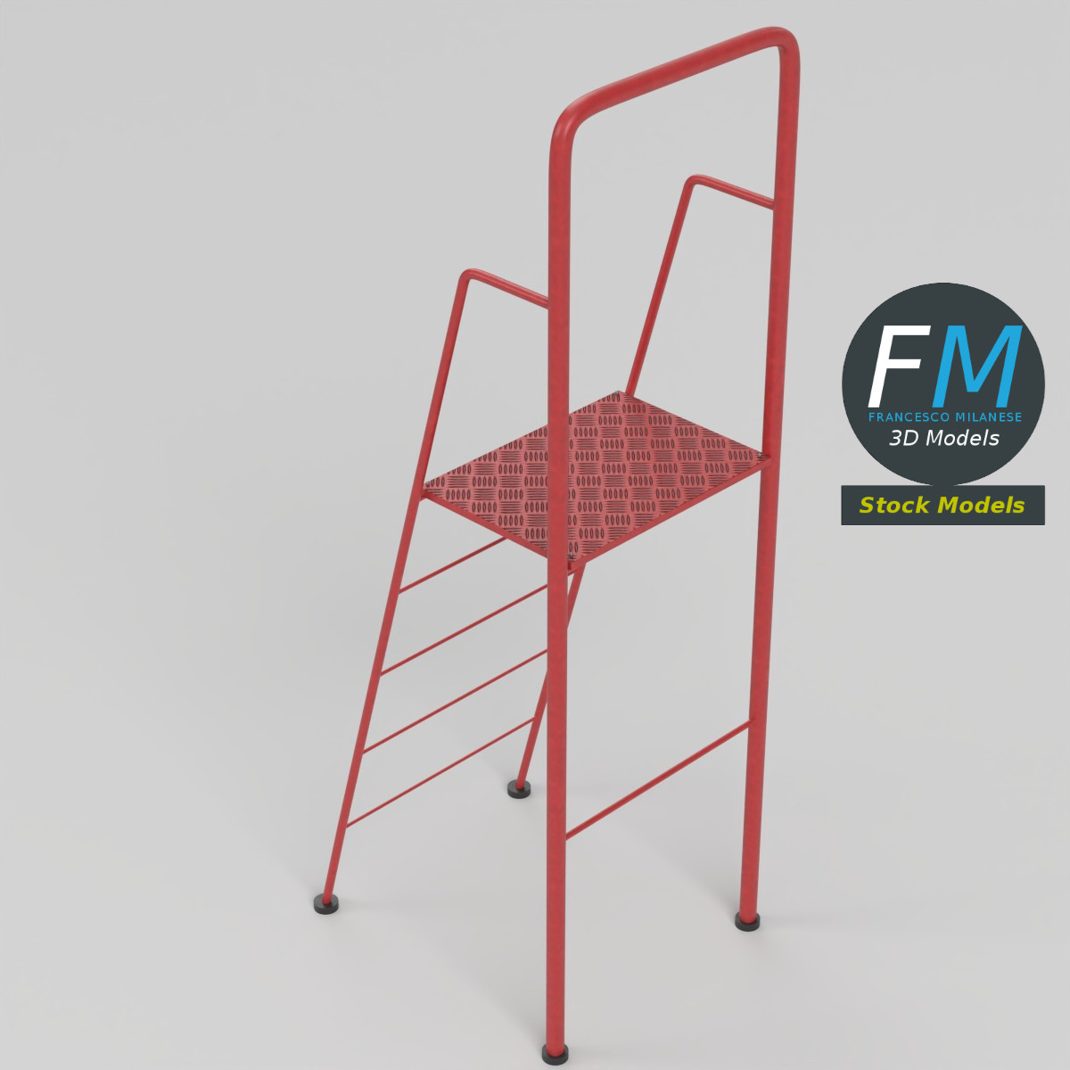 3D Model - Volleyball Referee Stand 1 - 02