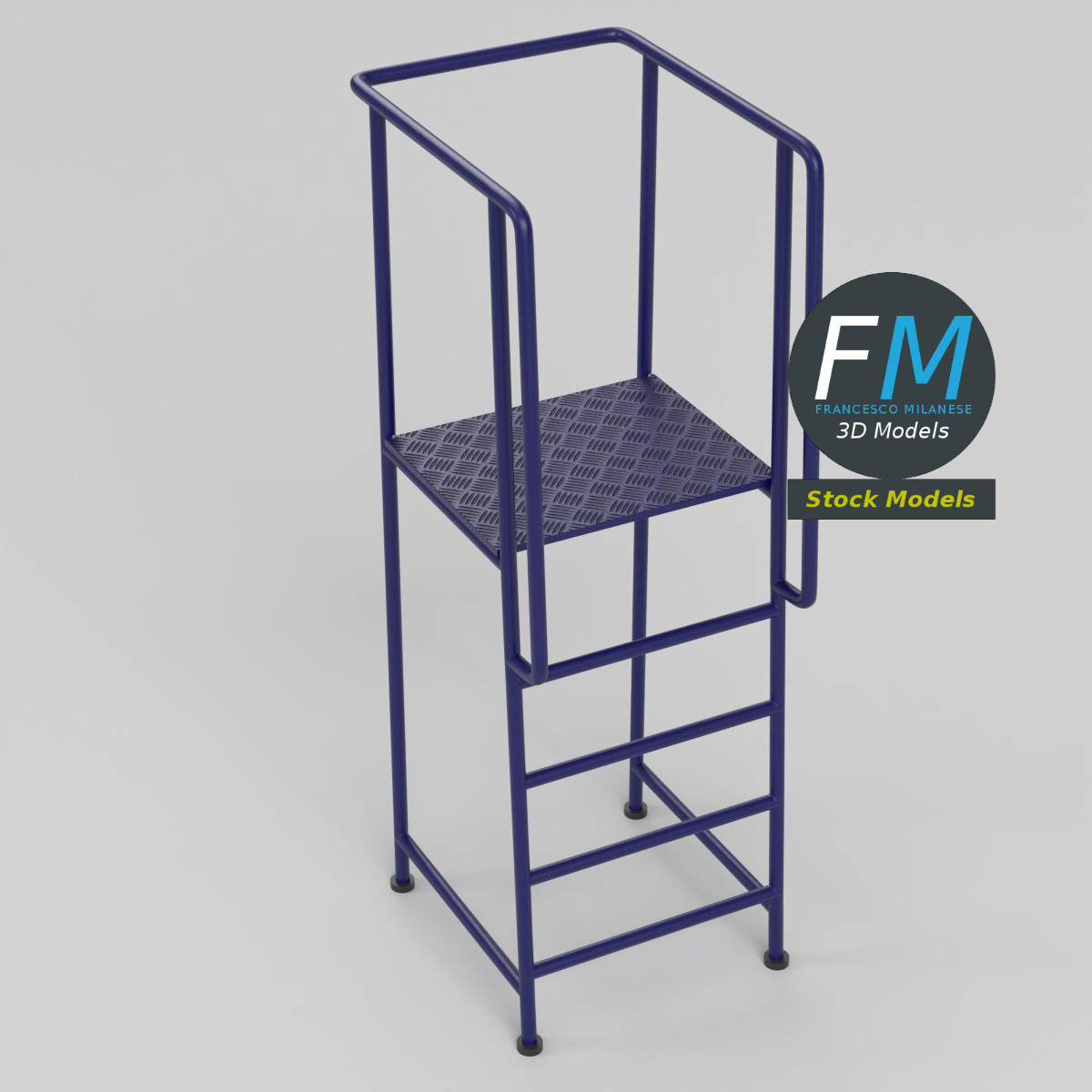 3D Model - Volleyball Referee Stand 2 - 02