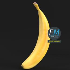 Banana PBR 3D Model