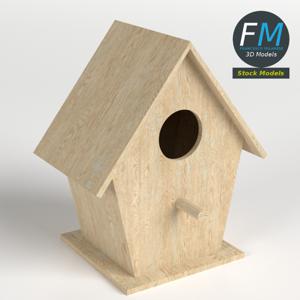 Bird house 1 PBR 3D Model