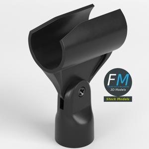 माइक्रोफोन धारक 3 डी मॉडल