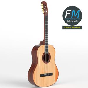 Guitarra clásica Modelo 3D