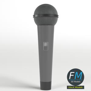 Microphone traditionnel Modèle 3D