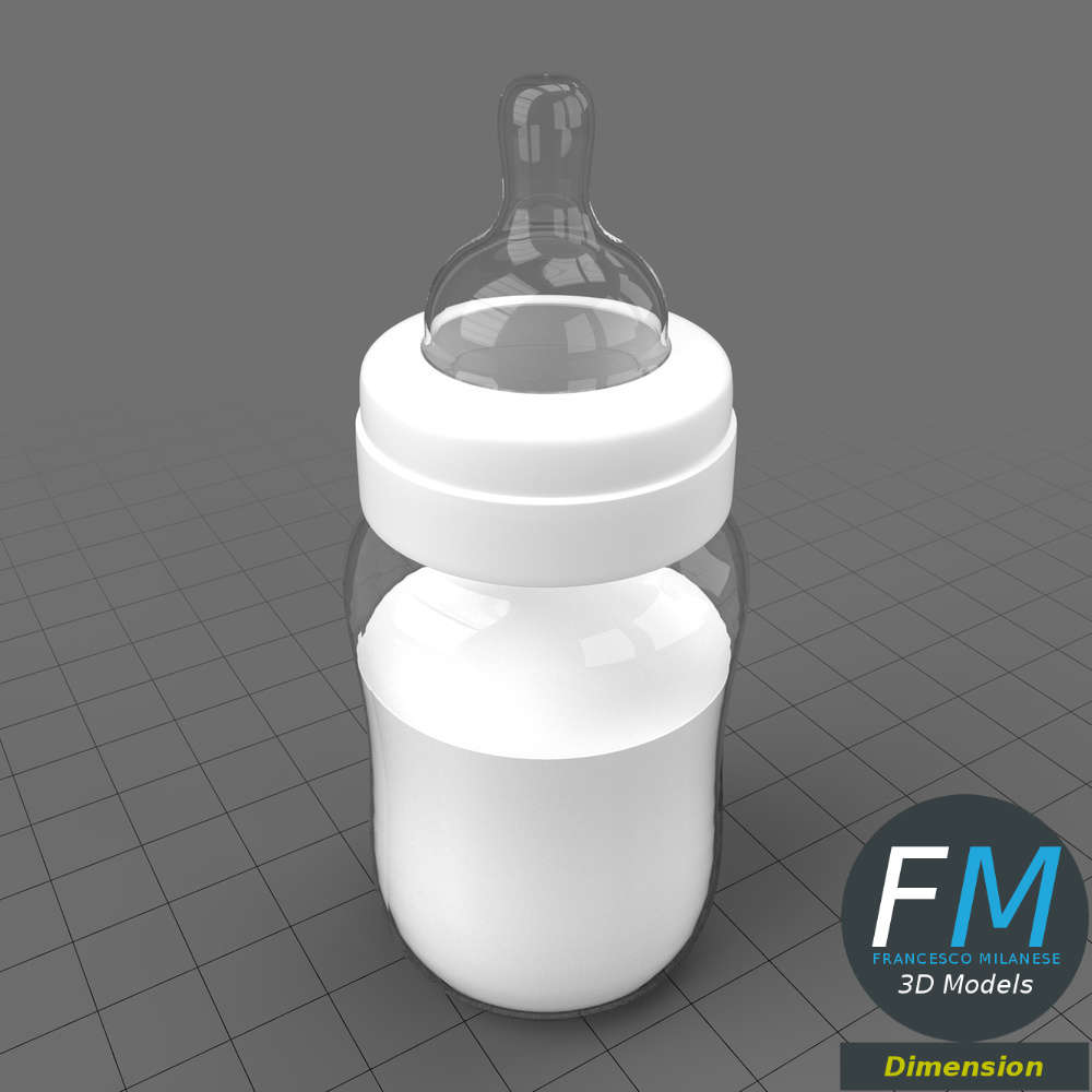 Baby bottle Adobe Dimension 3D Model