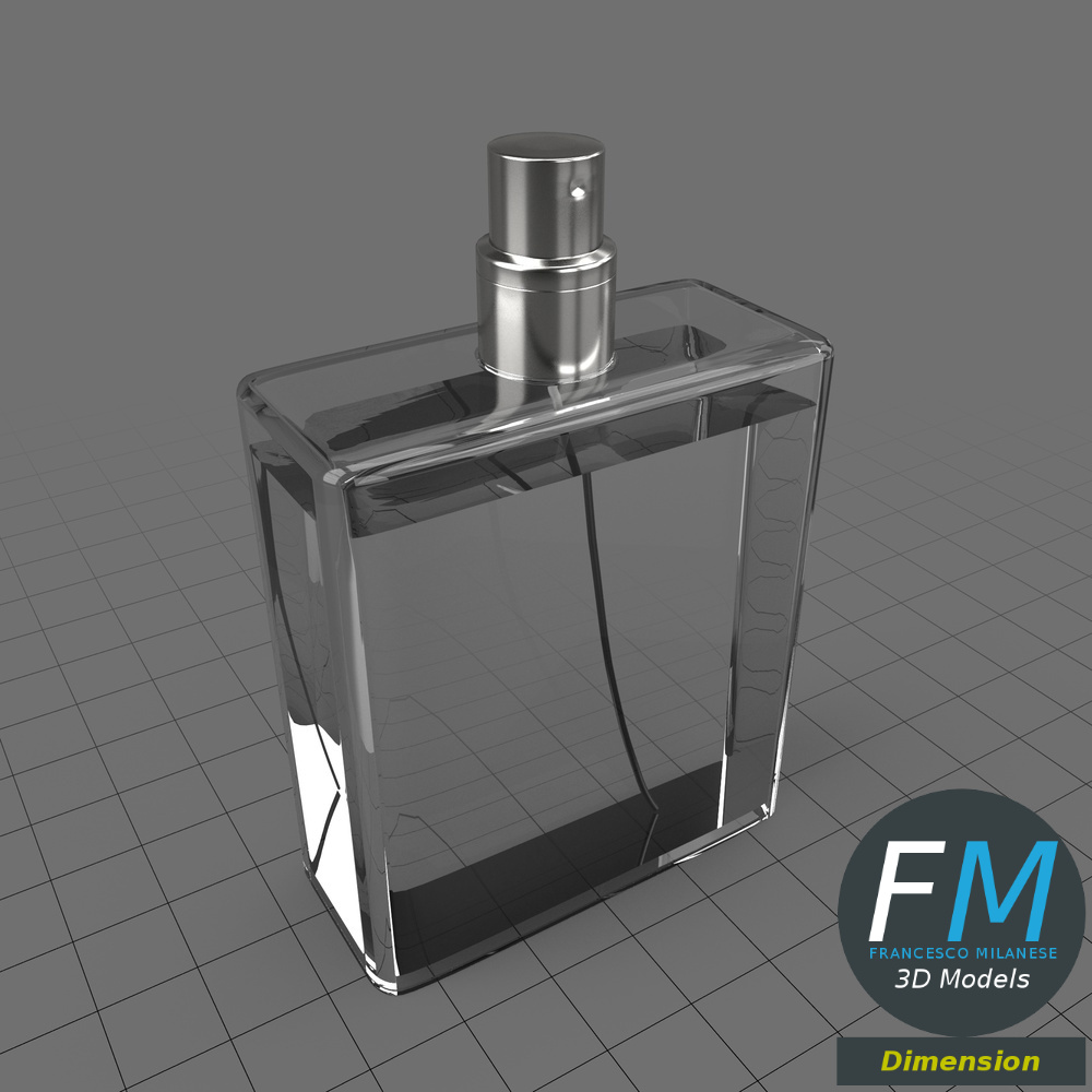 Perfume bottle without lid Adobe Dimension 3D Model
