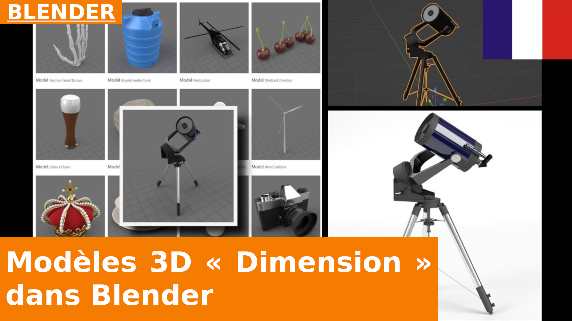Comment importer des modèles 3D d’Adobe Dimension dans Blender | Tutoriel
