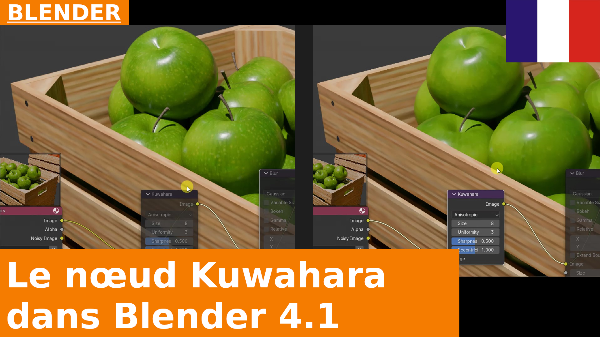Le nœud Kuwahara dans Blender 4