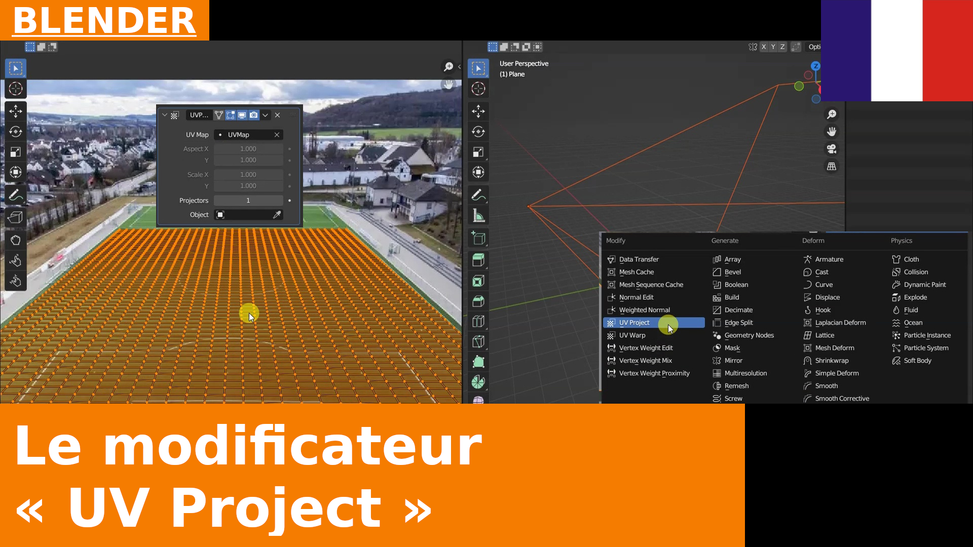 Blender - Guide rapide du modificateur UV Project