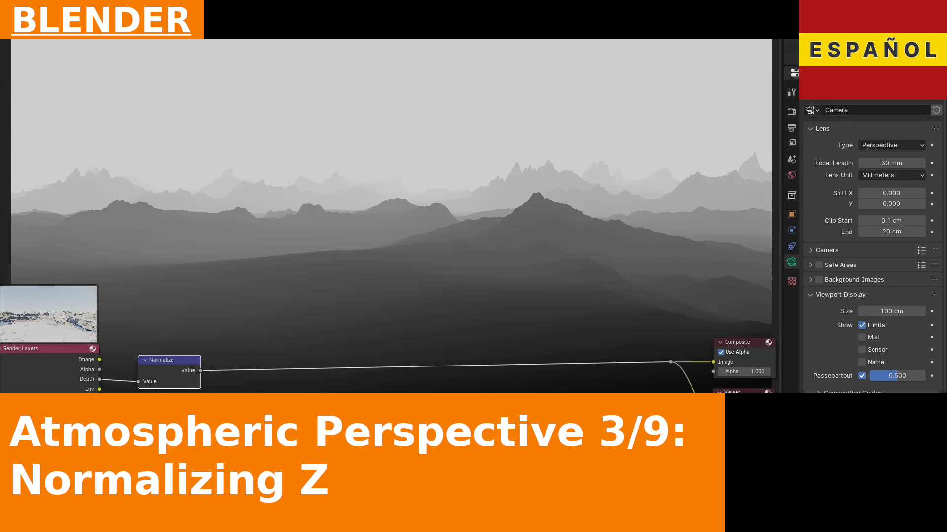 Serie sobre perspectiva atmosférica - 3: Normalización de la profundidad