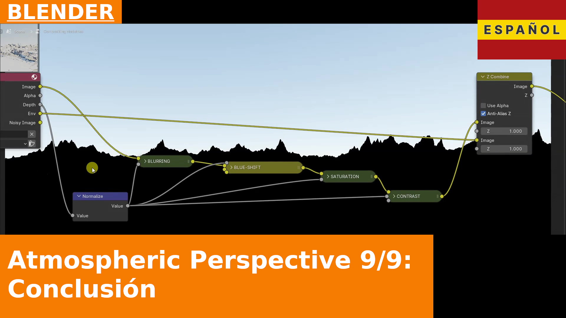 Serie Atmospheric Perspective - 9: Fondo y Z-Combine; Conclusión