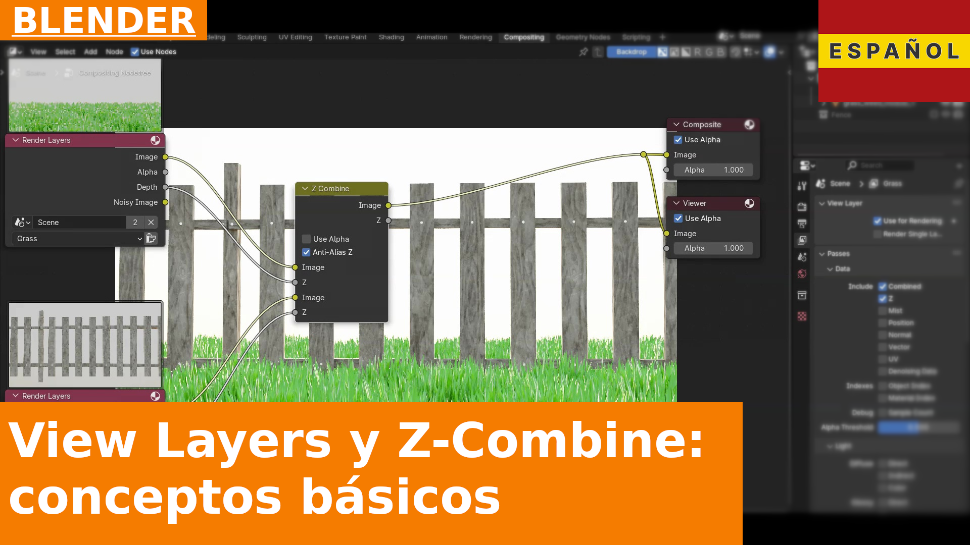 View Layers and Z-Combine in Blender 4.1 | Compositing Basics