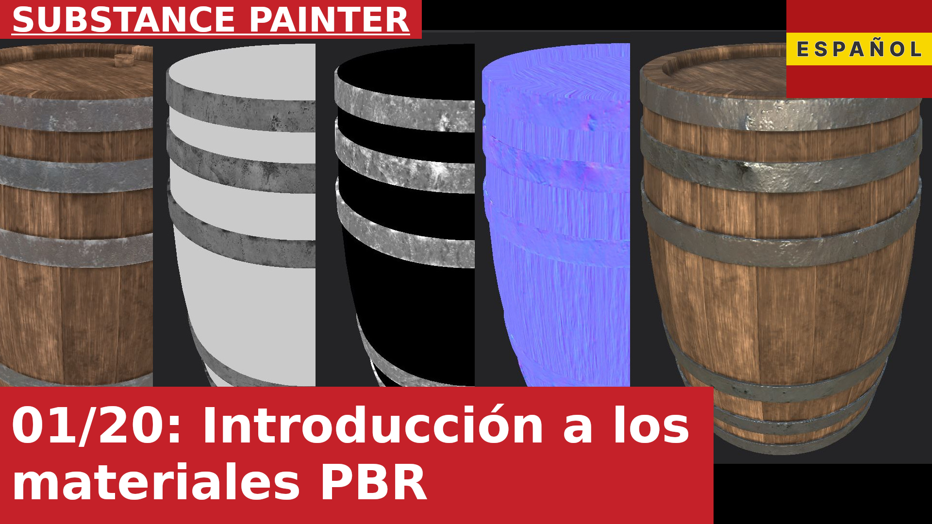 Conceptos básicos de Substance Painter: Introducción a PBR, materiales y texturas