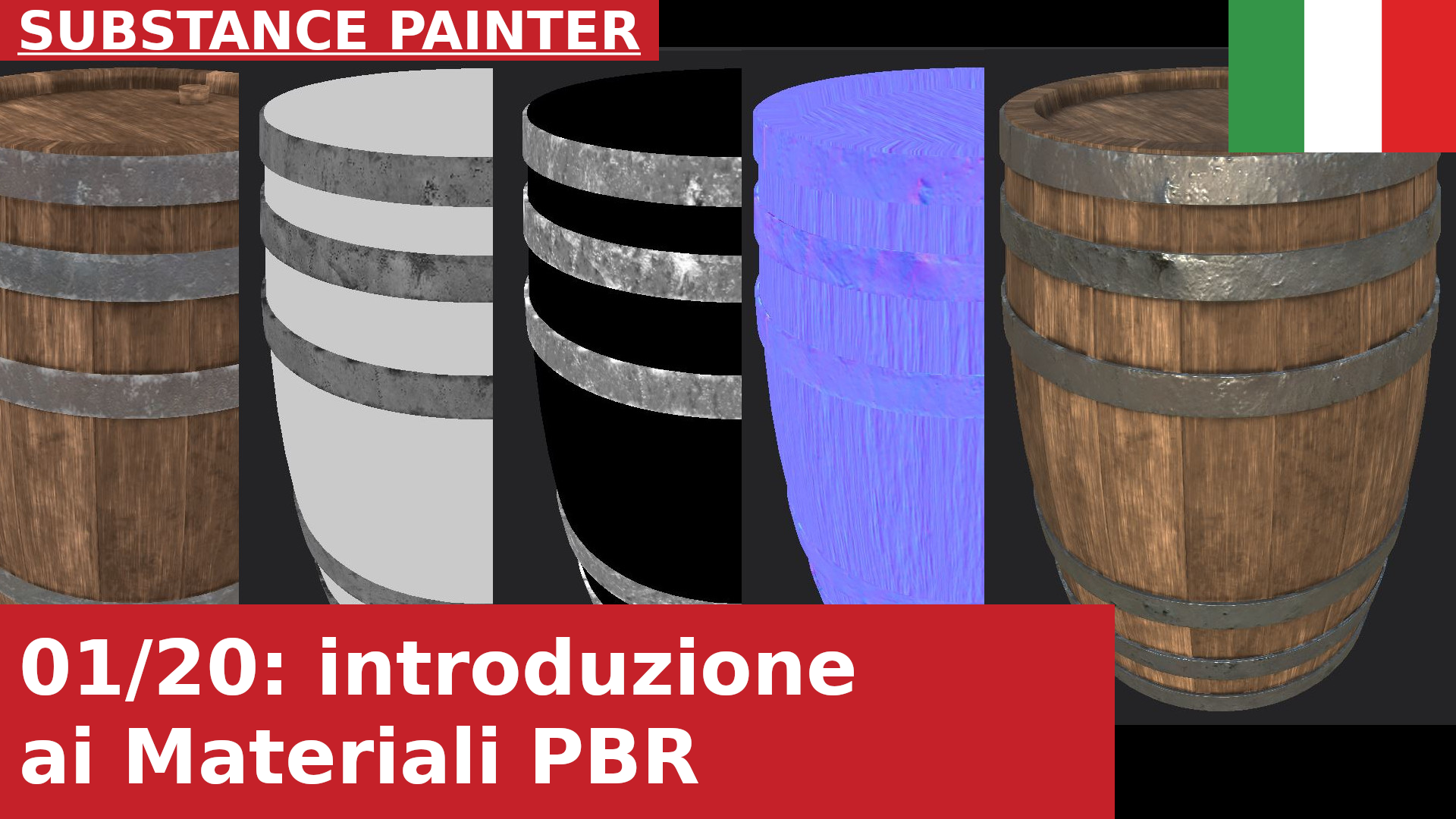 Substance Painter, basi - Introduzione a PBR, Materiali e Textures