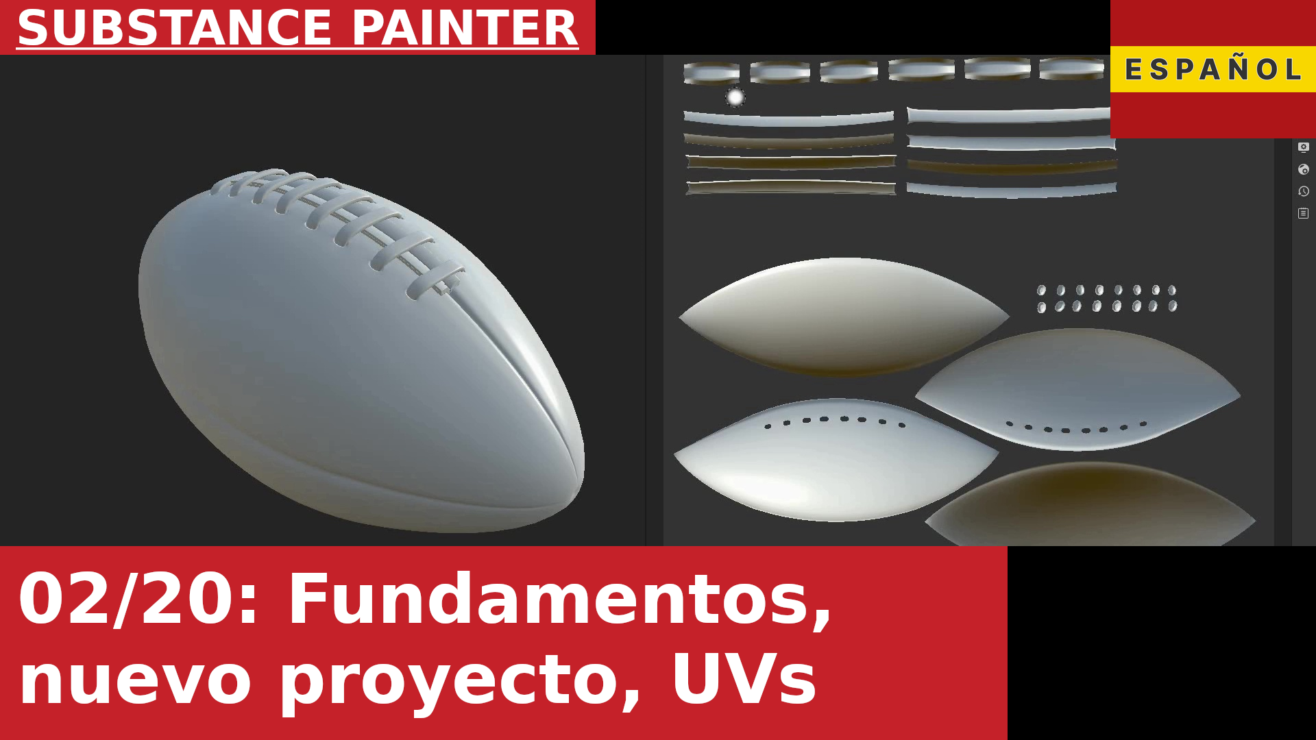 Substance Painter: Nuevo Proyecto; Formatos de Archivo; Interfaz; UVs