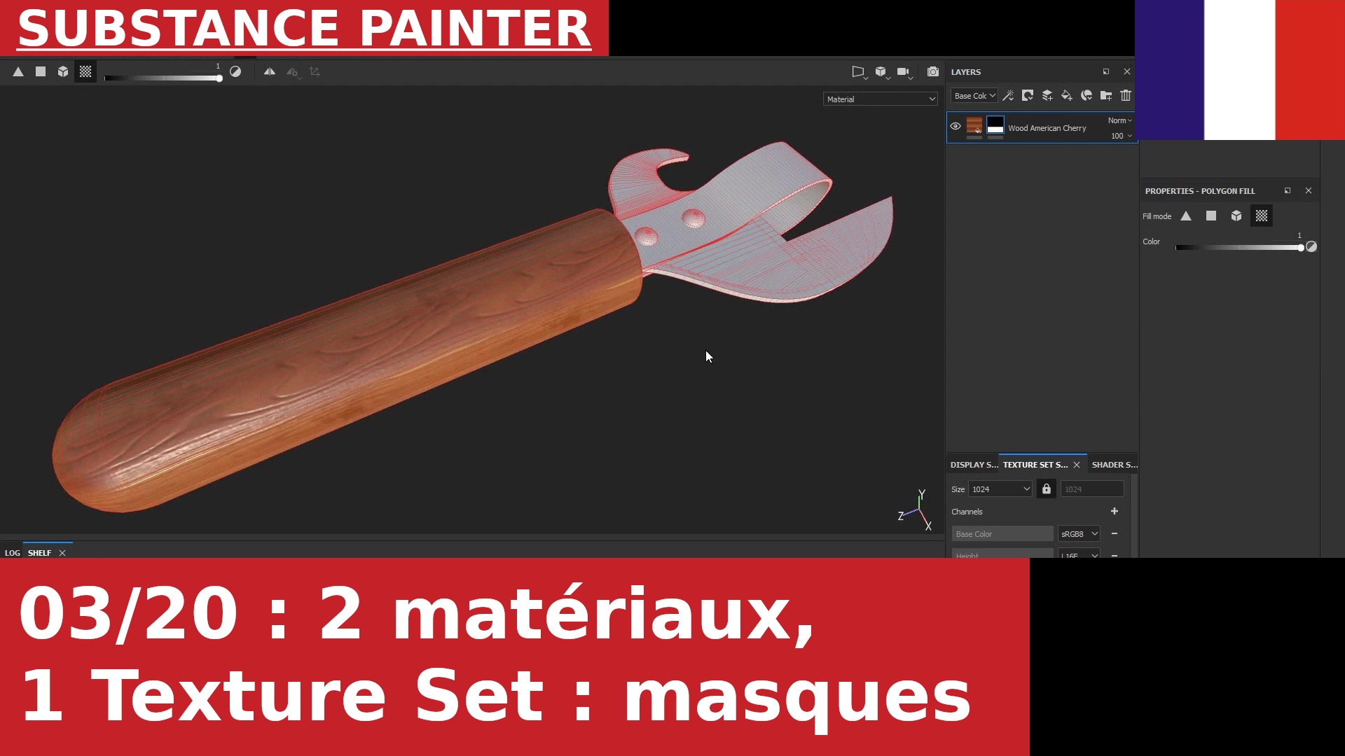 Substance Painter : Deux matériaux dans un Texture Set à l’aide de masques