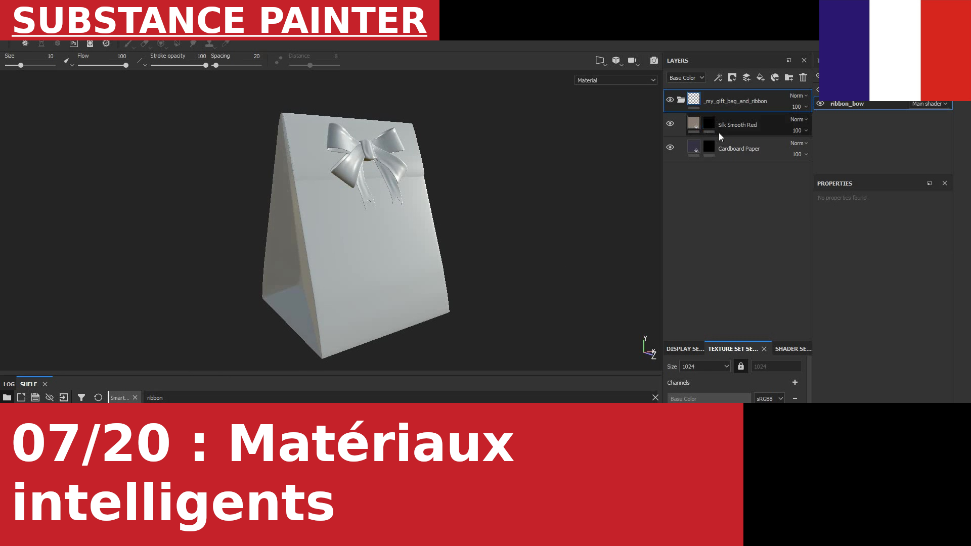 Substance Painter : Comment enregistrer un groupe de calques à l’aide de Create Smart Material