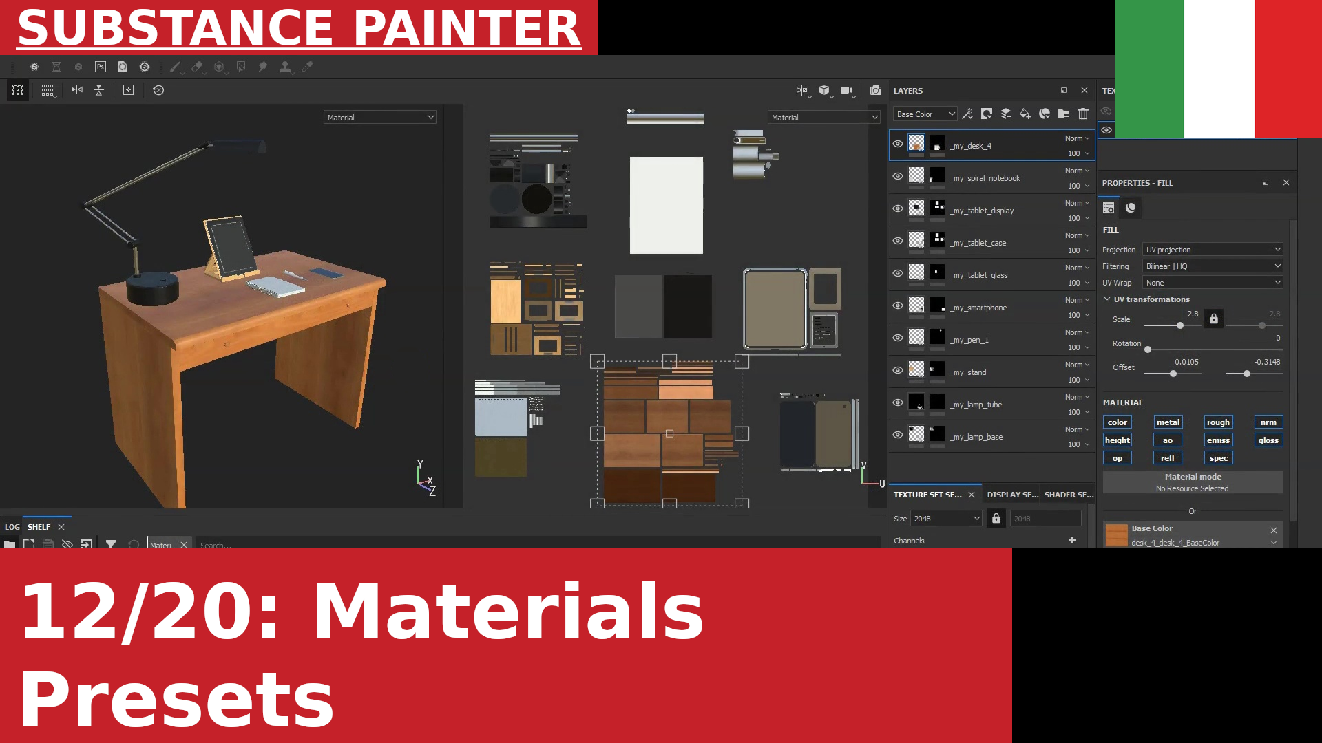 Substance Painter: come (e perché) creare un Material Preset da un Fill Layer