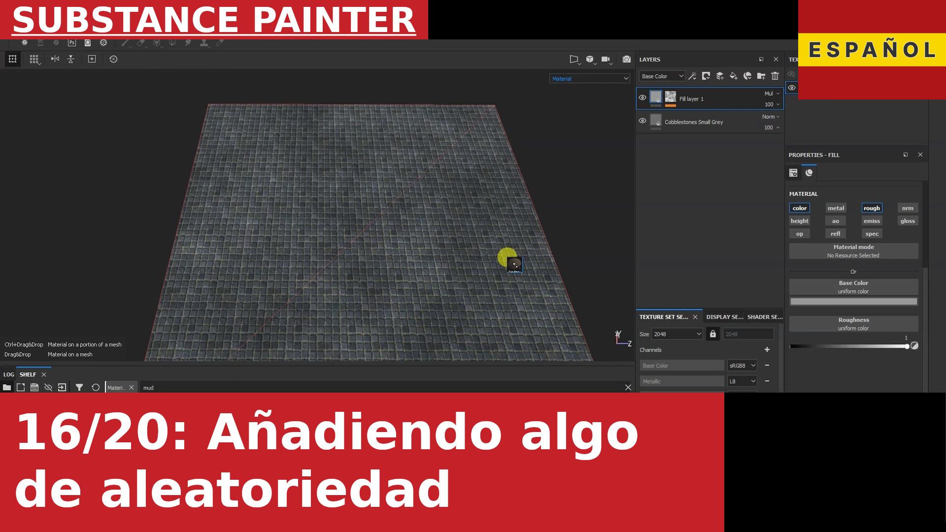 Substance Painter: Cómo añadir un patrón aleatorio a materiales repetitivos