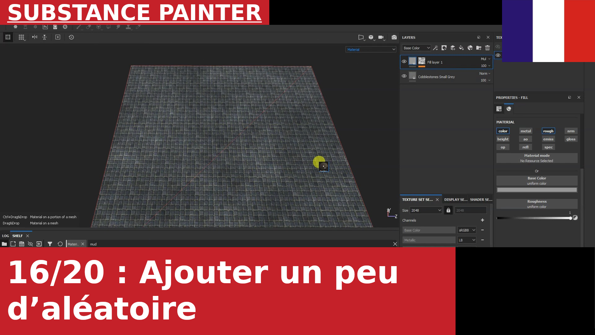Substance Painter : Ajout d’un motif aléatoire à des matériaux répétitifs