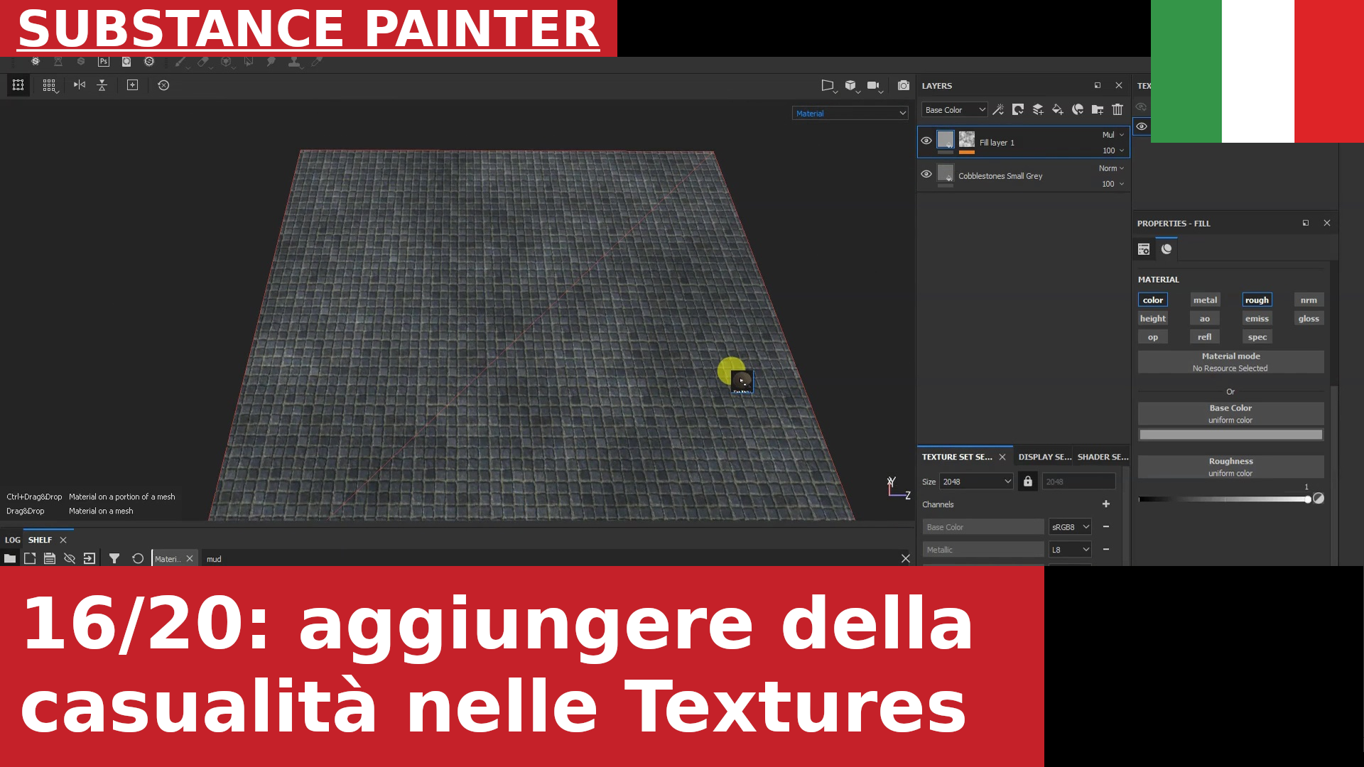 Substance Painter: aggiungere un pattern di casualità a Materials con ripetizioni