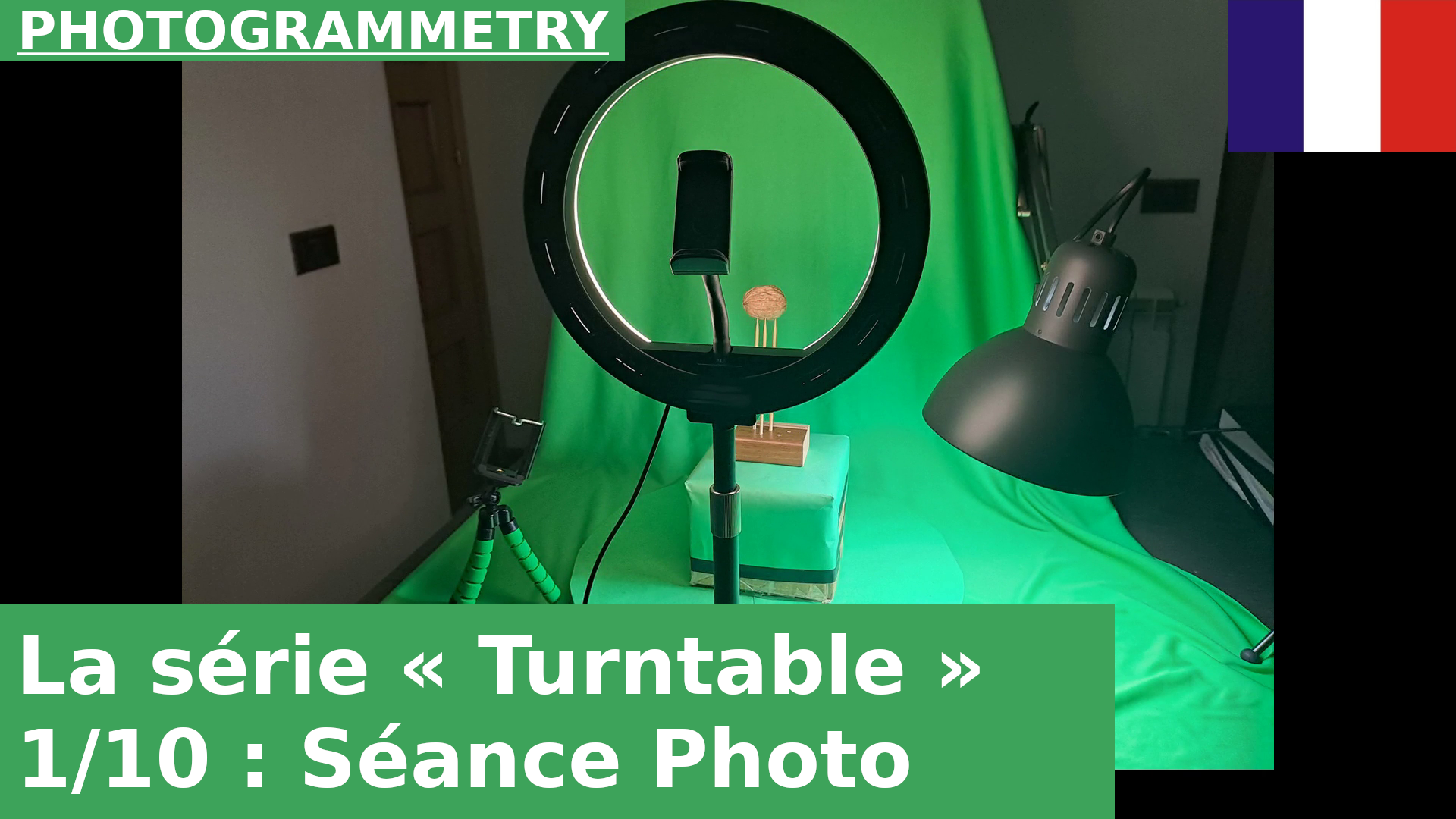 01 : Configuration de l’environnement et photographie | Série de tutoriels sur la photogrammétrie sur plateau tournant
