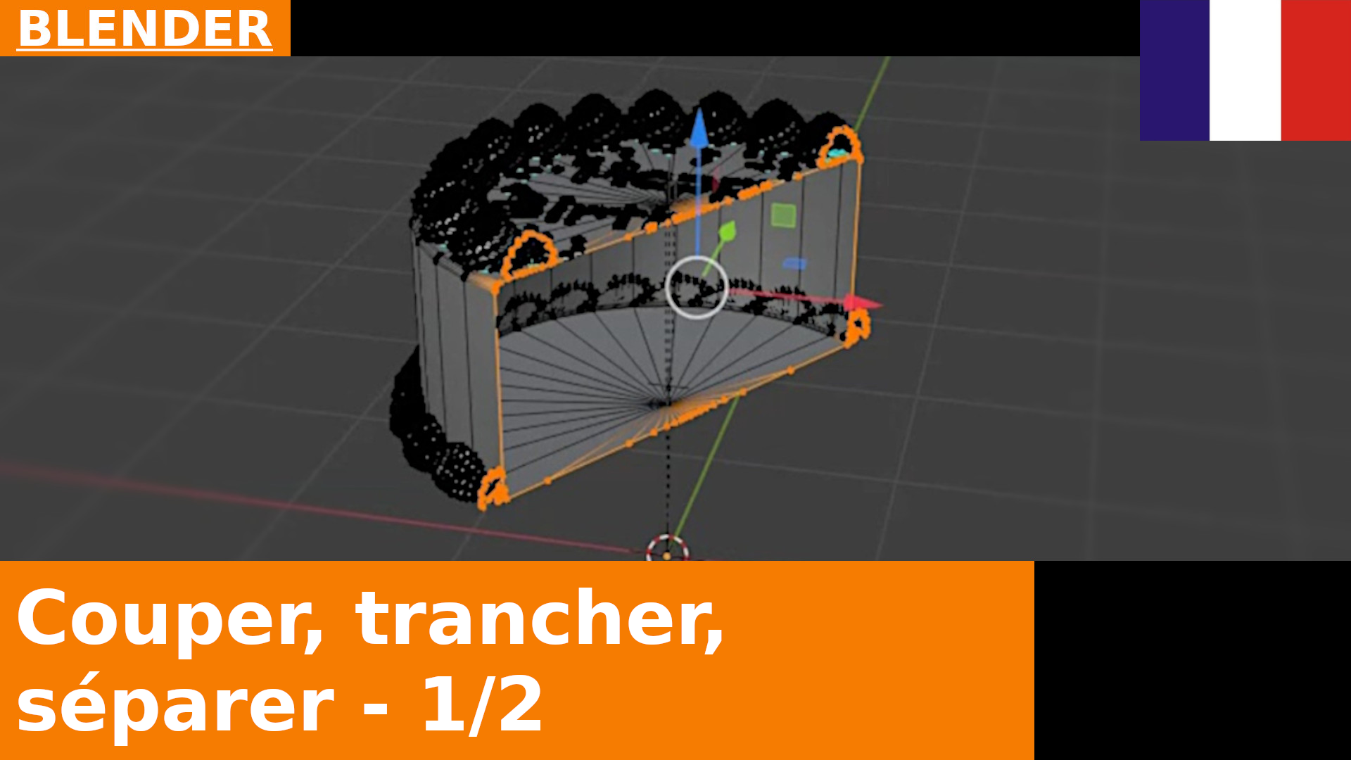 Découper, trancher et séparer des objets dans Blender, Partie 1 : Bisect, Split, Rip, Separate | Tutoriel