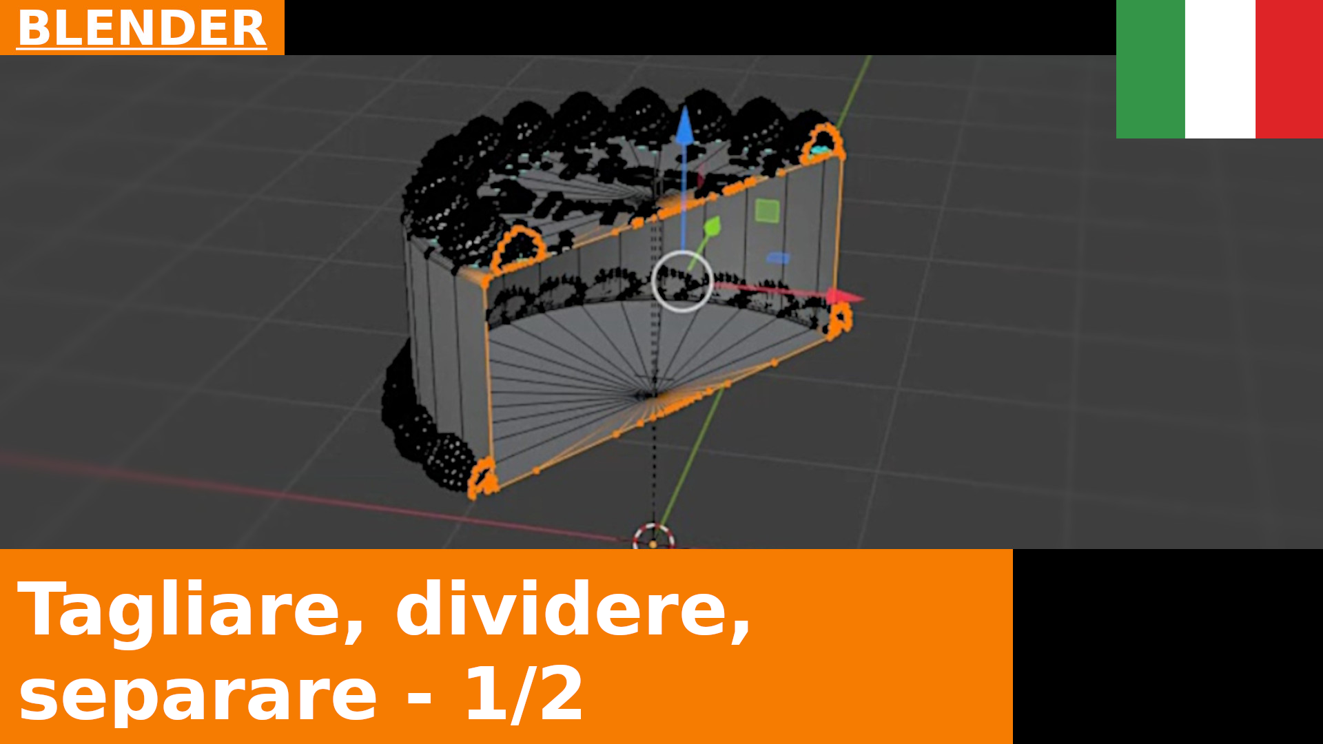 Tagliare, affettare e separare gli oggetti in Blender, parte 1: Bisect, Split, Rip, Separate | Tutorial