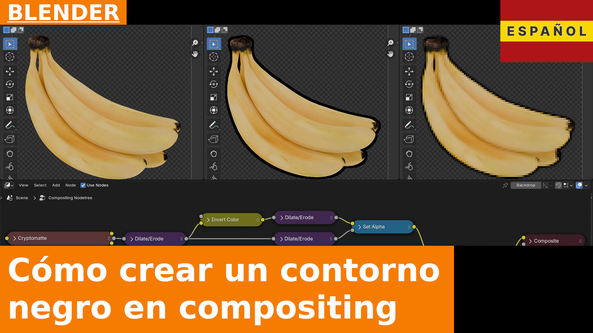 Cómo Agregar un Contorno Negro a los Objetos Usando Compositing | Tutorial de Blender 4.3