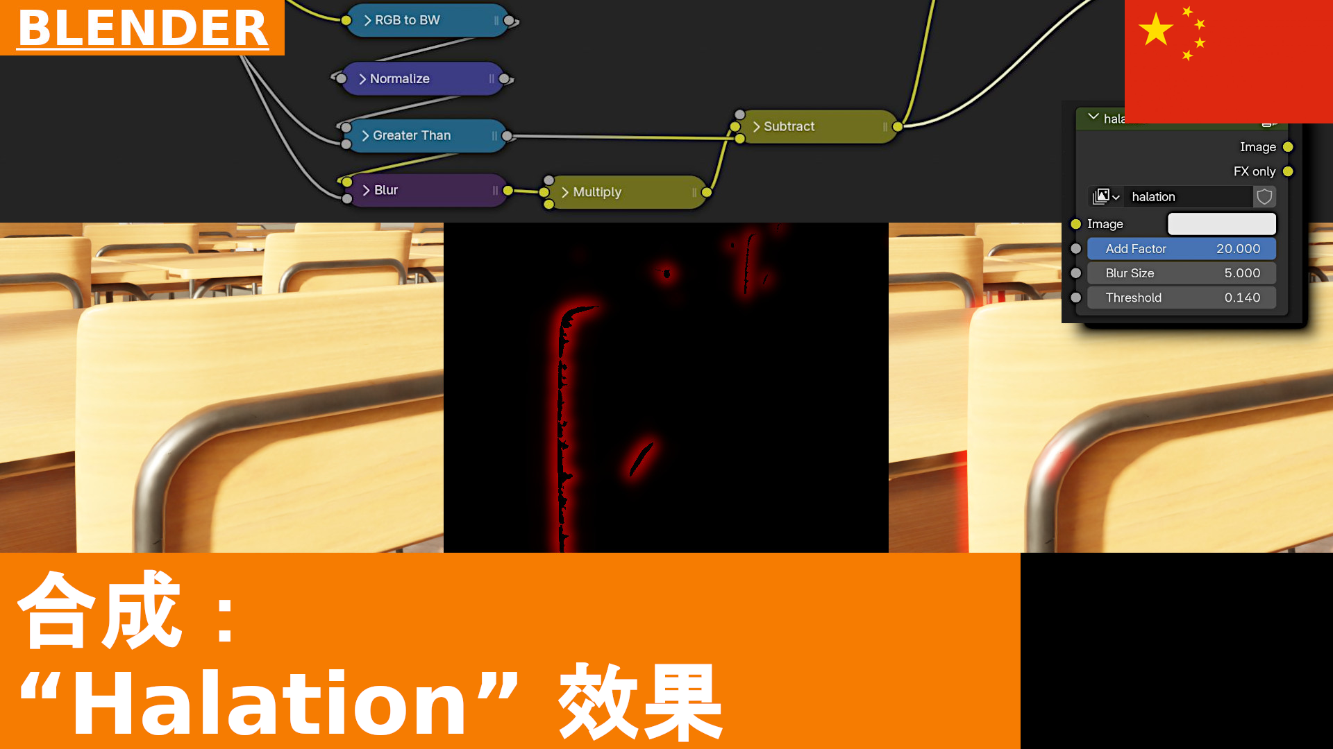 光晕效果 | Blender 4.3 合成教程