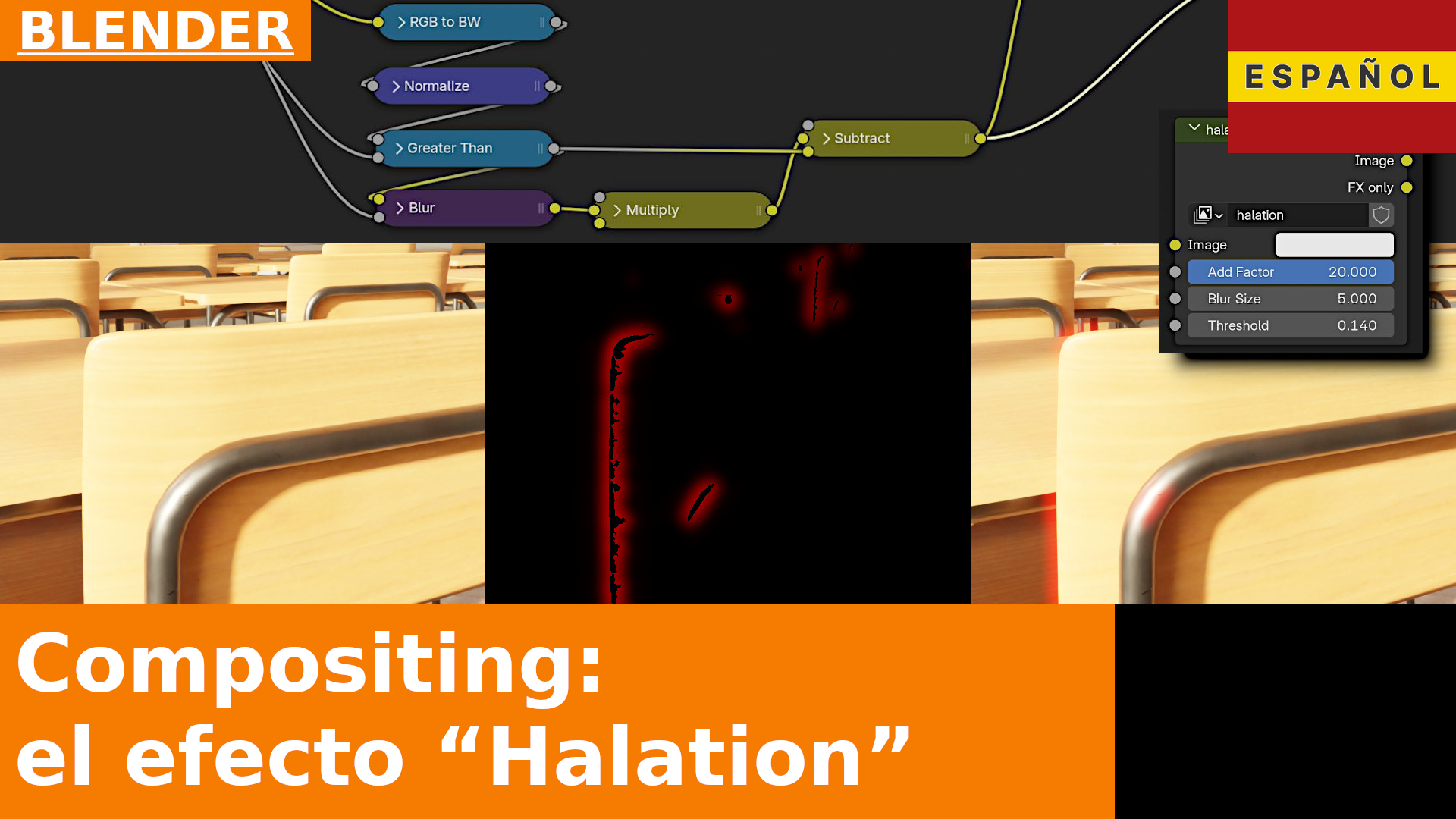 El Efecto de Halation | Tutorial de Composición en Blender 4.3
