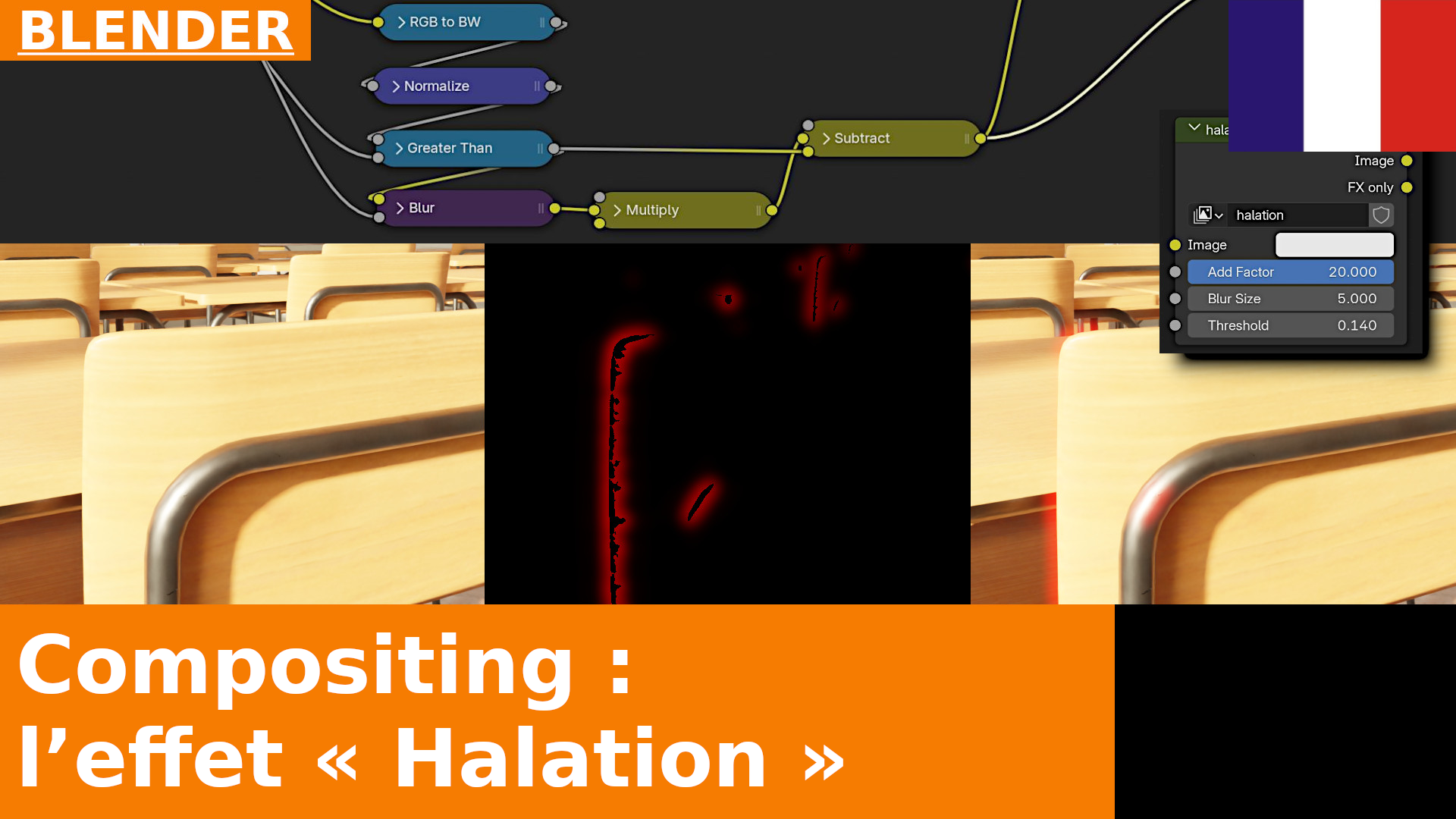 L’effet Halation | Tutoriel de compositing dans Blender 4.3