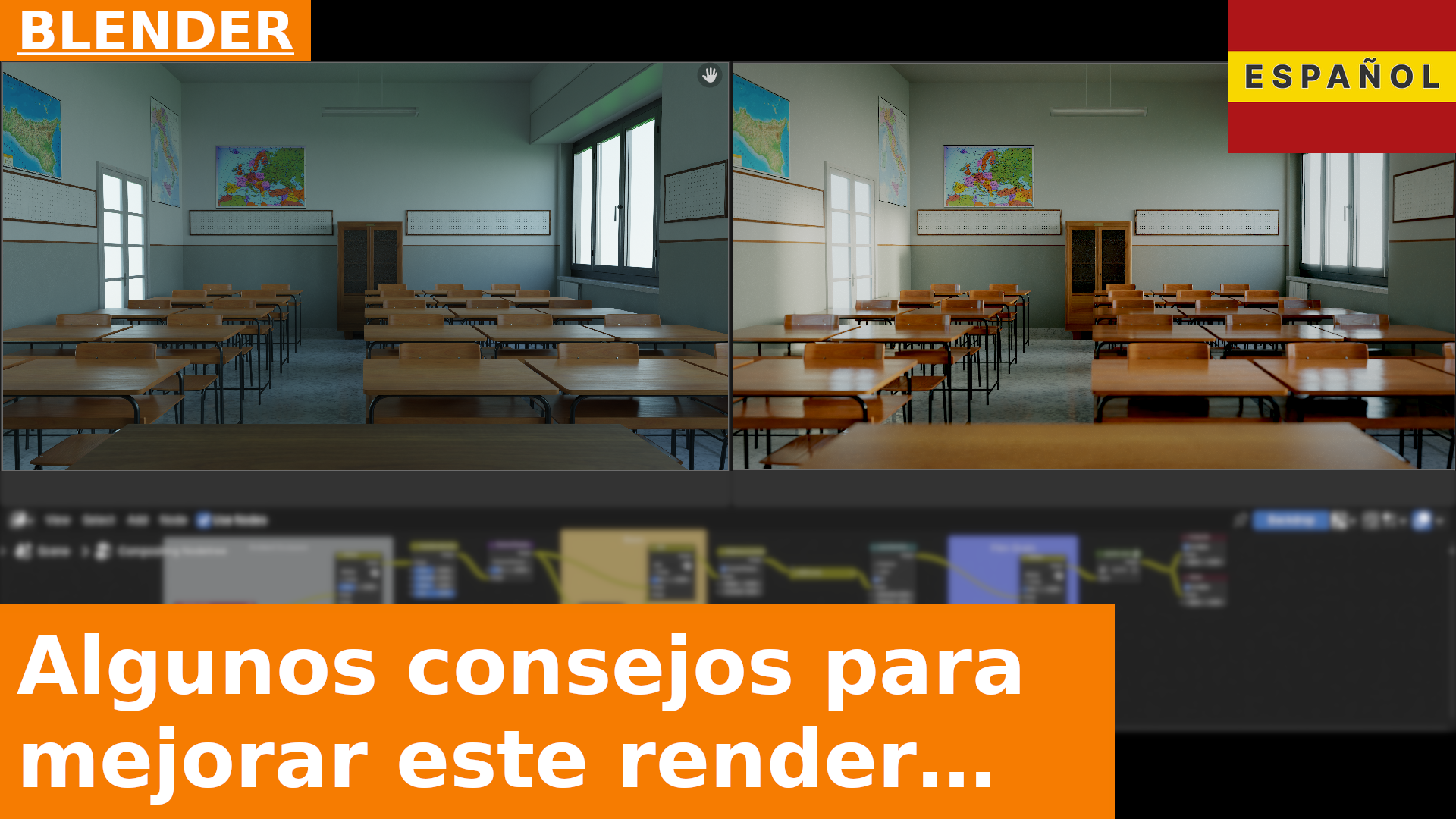 Algunos consejos para mejorar un render en Blender (Materials, Lighting y Compositing)