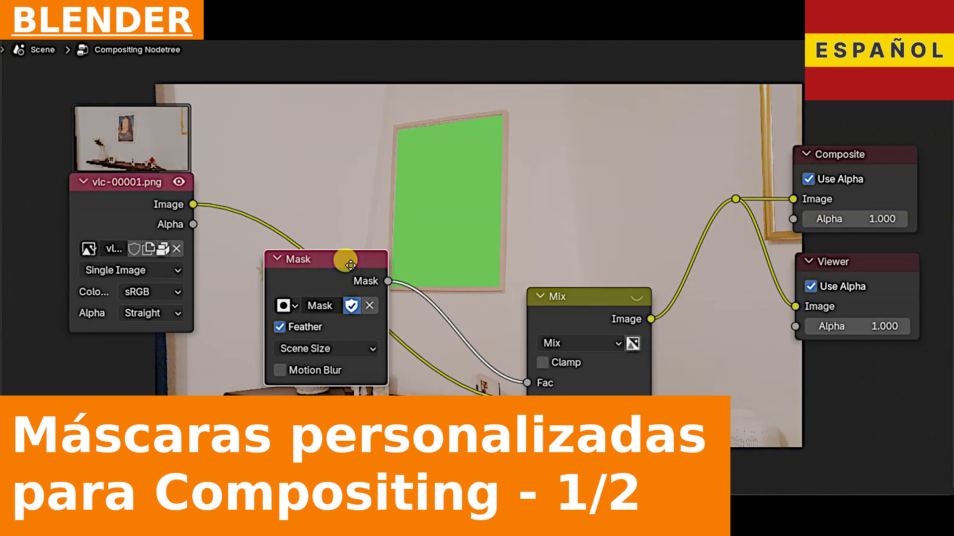 Cómo crear máscaras personalizadas para Compositing en Blender | Tutorial