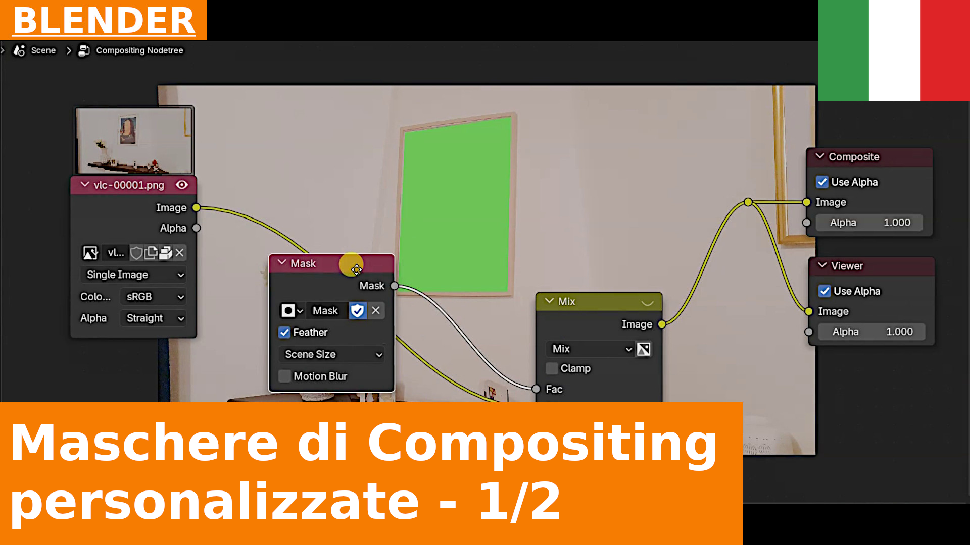 Come creare maschere personalizzate per il Compositing in Blender | Tutorial