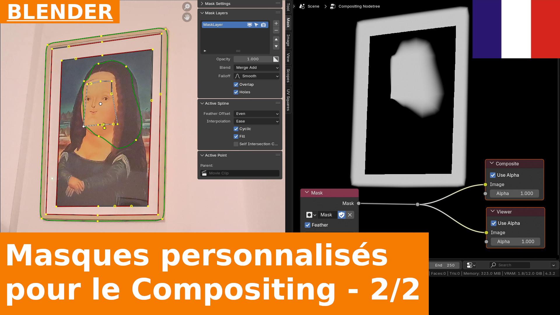 Comment créer des masques personnalisés pour le Compositing dans Blender - Tutoriel 2 sur 2